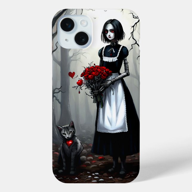 Gothic Robot Girl Case-Mate iPhone Case (Back)