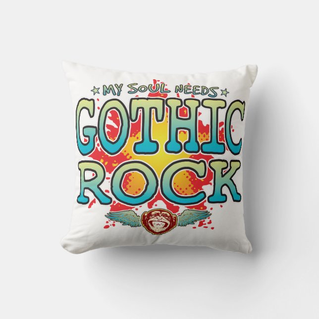 Gothic Rock Soul Cushion (Front)