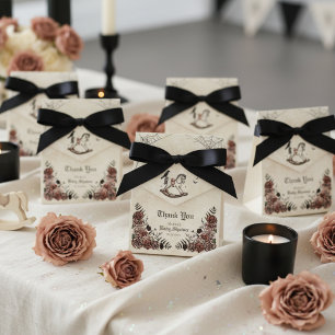 Gothic Rocking Horse Halloween Baby Shower Favor Box