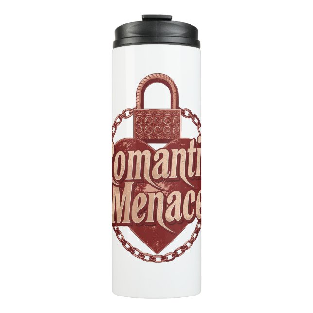 Gothic Romance Anti-Valentine Saying Thermal Tumbler (Front)