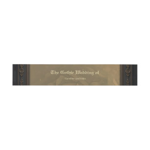 Gothic Romance: Hidden Passion. Invitation Belly Band