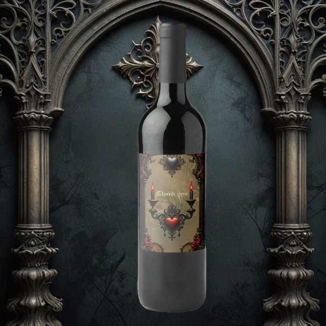 Gothic Romance: Hidden Passion.  Wine Label (Creator Uploaded)