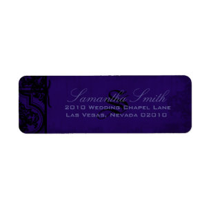 Gothic Romance Return Label