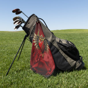 Gothic Romance, the heart of passion. Golf Towel