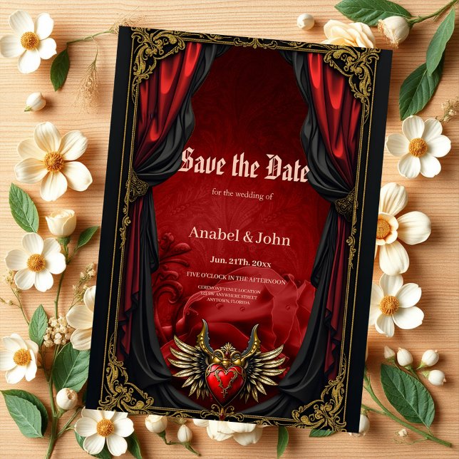 Gothic Romance, the heart of passion. Save The Date (Creator Uploaded)