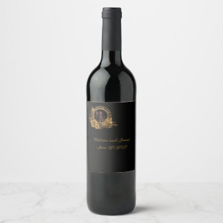 Gothic Romance Wedding Romance Wine Label