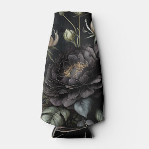 Gothic Rose Arrangement Black Flower Bottle Cooler