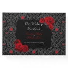 Gothic Rose Black and Red Wedding Invitation