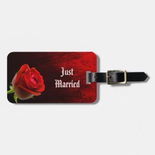 Gothic Rose Luggage Tag