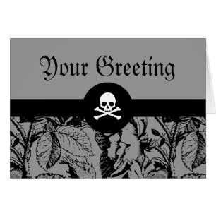 Gothic Rose & Skull Cards