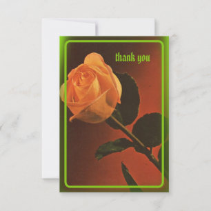 Gothic Rose Thank You Card