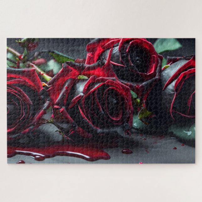 Gothic Roses Jigsaw Puzzle (Horizontal)