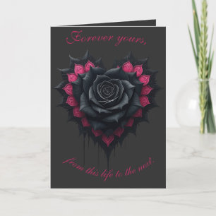 Gothic Roses Melancholic Elegance Card