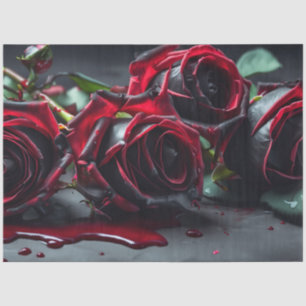 Gothic Roses Tissue Paper