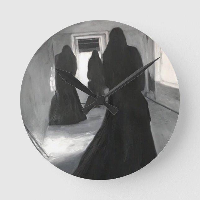 Gothic  round clock (Front)