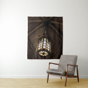 Gothic Sepia Hanging Light Tapestry