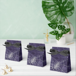 Gothic Silver Web Distressed Favor Box