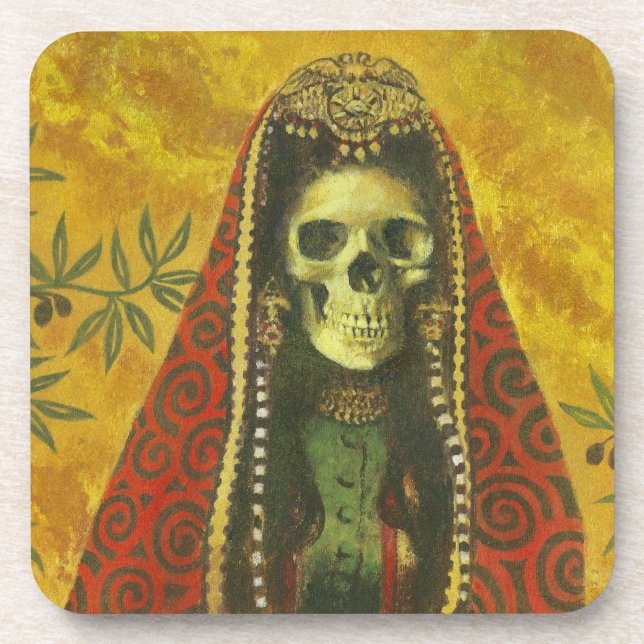 Gothic Skeleton Coaster (Front)