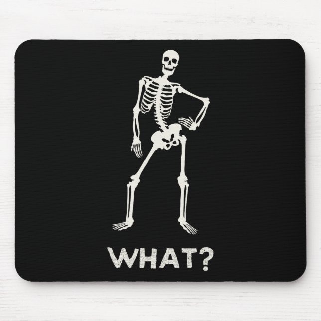 Gothic Skeleton For Teen Girls Boys Halloween Funn Mouse Pad (Front)