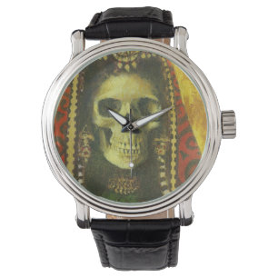 Gothic Skeleton Witch Watch