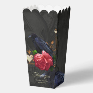 Gothic Skull and Raven.  Favor Box