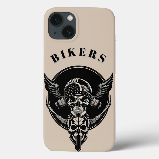 Gothic Skull Artwork with Intricate Details Case-Mate iPhone Case (Back)