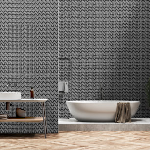 Gothic Skull Black And White Grunge Cool Pattern Wallpaper