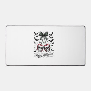 Gothic Skull Cherry Halloween Desk Mat