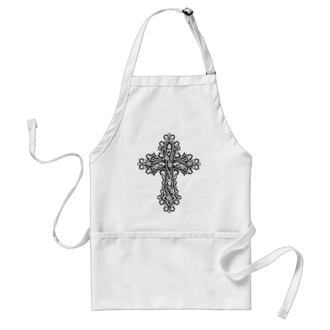 Gothic Skull Cross Standard Apron (Front)