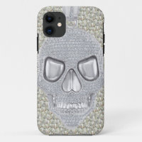 Gothic Skull Diamonds Print