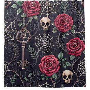 Gothic Skull Floral Celestial Pattern (4)