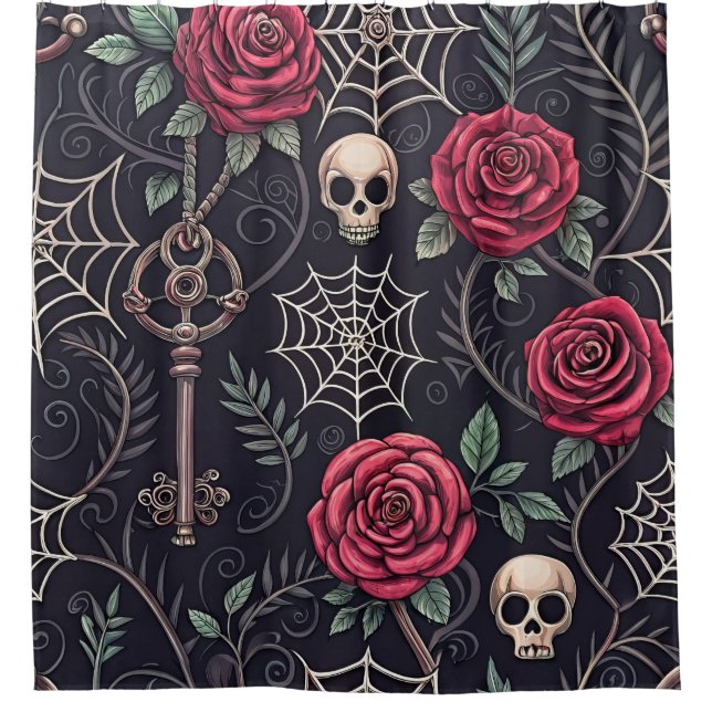 Gothic Skull Floral Celestial Pattern (4) (Front)