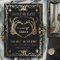 Gothic Skull Hallowedding Retro Save the date