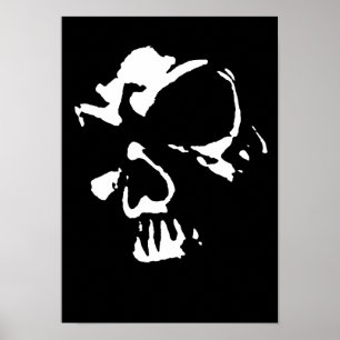 Gothic Skull Poster