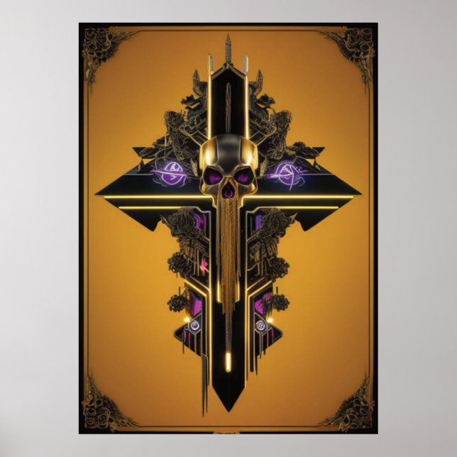 Gothic Skull Poster (Front)