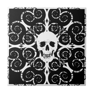 Gothic Skull Tile