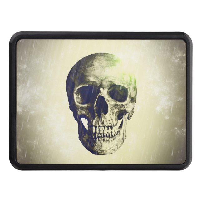 Gothic Skull Trailer Hitch Cover (Front)