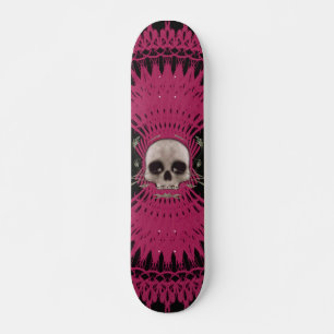 Gothic Skull Tribal Fractal Design: Skateboard #4