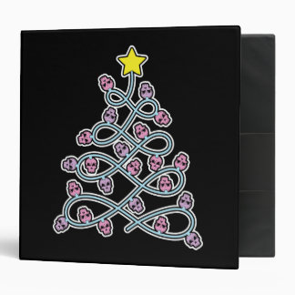 Gothic Skulls Christmas Tree Binder