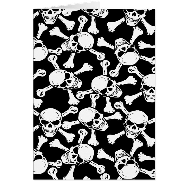 GOTHIC SKULLS CROSSBONES PATTERN (Front)