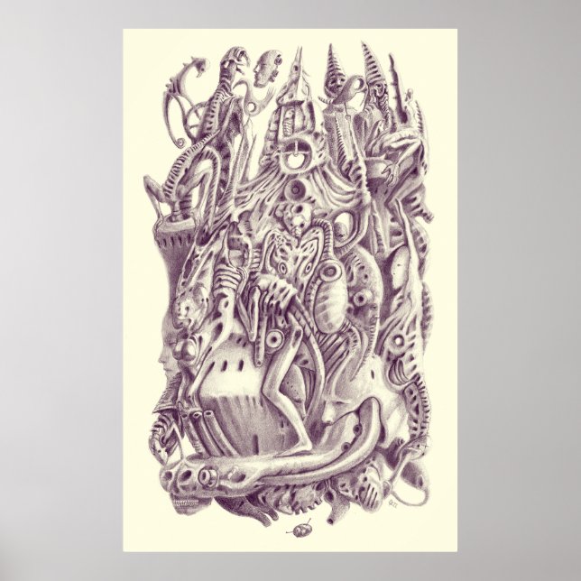 Gothic sky church poster (Front)