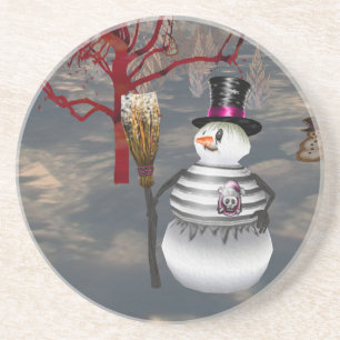 Gothic Snowman Coaster