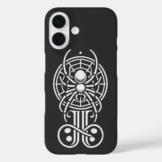 Gothic Spider Monogram Case-Mate iPhone Case (Back)
