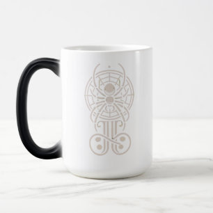 Gothic Spider Monogram Magic Mug