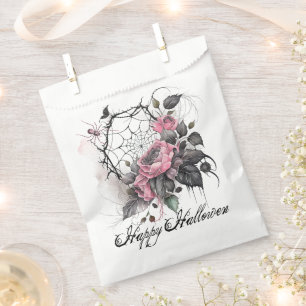 Gothic Spider Web   Halloween Favour Bag