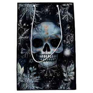 Gothic Spooky Christmas Medium Gift Bag