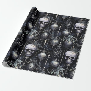 Gothic Spooky Christmas Wrapping Paper