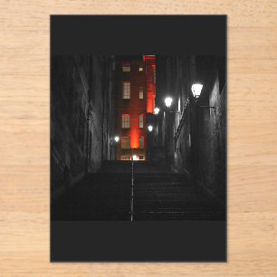 Gothic Staircase Acrylic Invitations