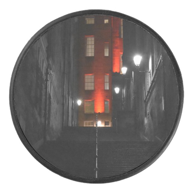 Gothic Staircase Hockey Puck (Front)