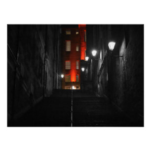 Gothic Staircase Poster